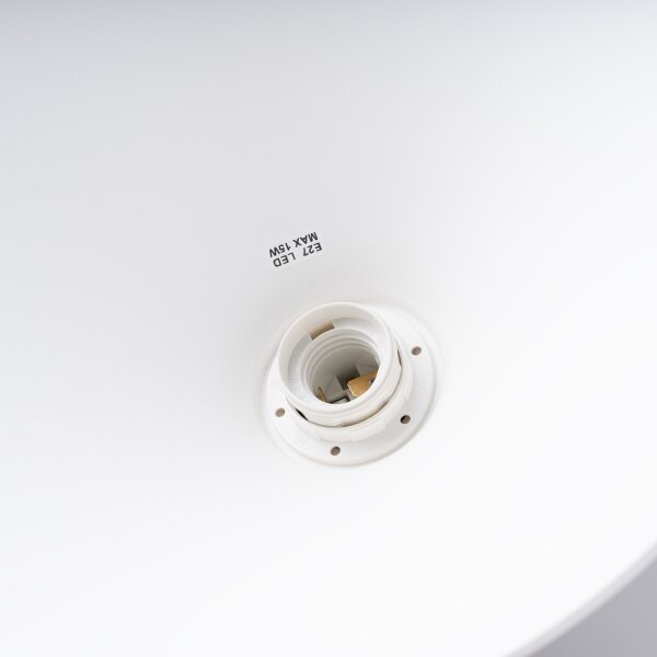 Sollux SL.1325 - Пендел ZUMA 1xE27/15W/230V Ø 30 см бял