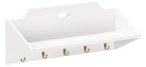 Бяла стенна детска закачалка 75x27 cm Luca – Cam Cam Copenhagen