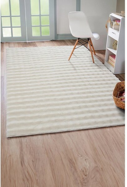 Килим подходящ за пране в цвят слонова кост 120x170 cm Bubble Emarald – Mila Home