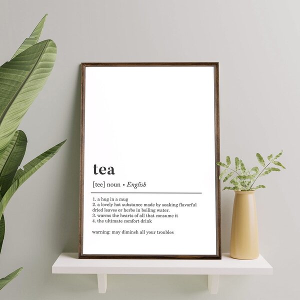 Плакат 50x70 cm Tea - Wallity