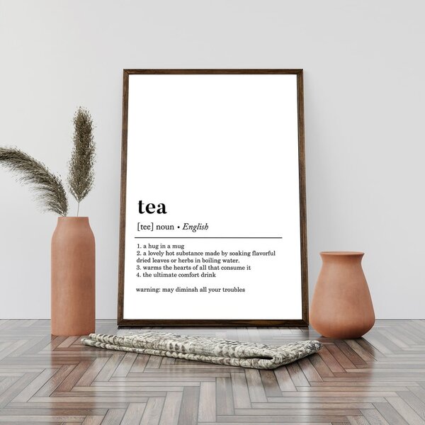 Плакат 50x70 cm Tea - Wallity