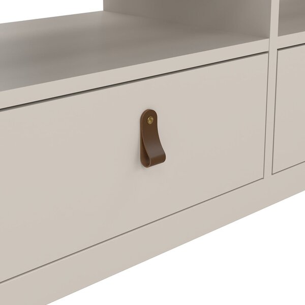 Сиво-бежова маса за телевизор 151x54x38 cm Madrid – Tvilum