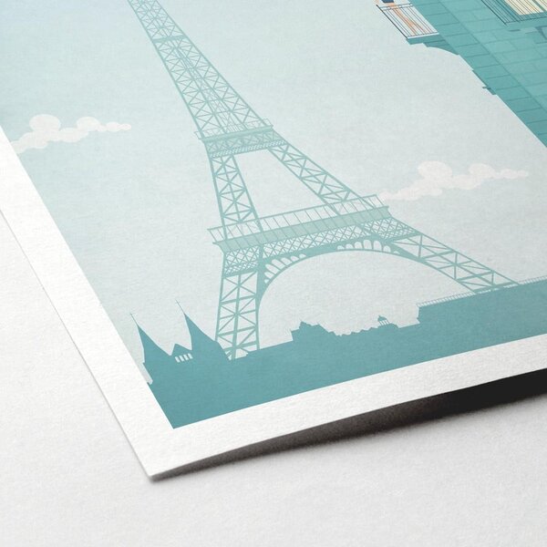 Плакат , 30 x 40 cm Paris - Travelposter