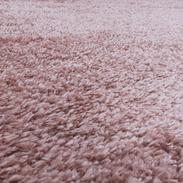 Розов кръгъл килим ø 80 cm Fluffy – Ayyildiz Carpets