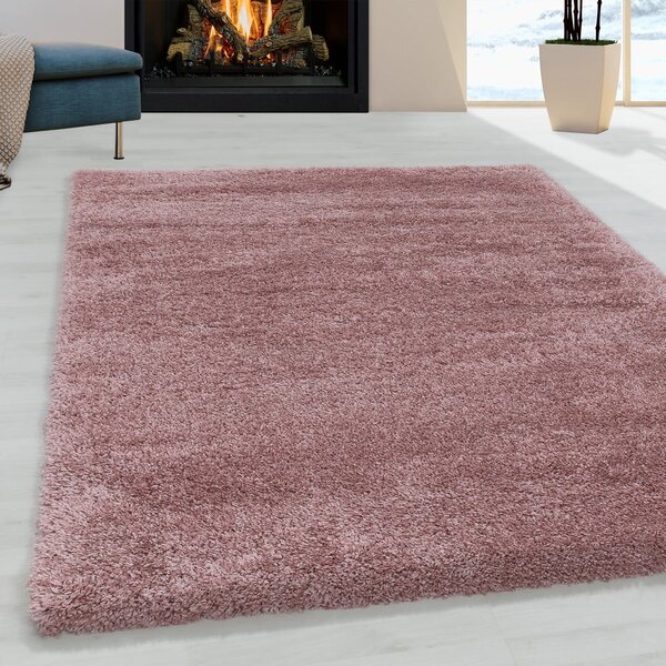 Розов килим 60x110 cm Fluffy – Ayyildiz Carpets