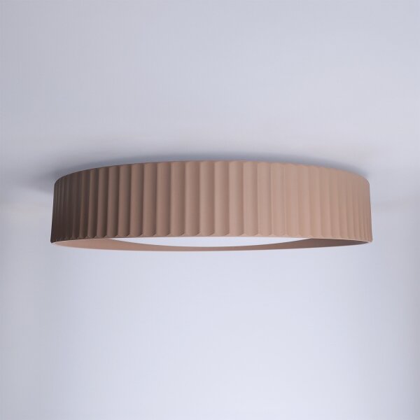 Brilagi - Димируемо LED таванно осветително тяло LUCIA LED/48W/230V Ø 41 см кафяво + дистанционно управление