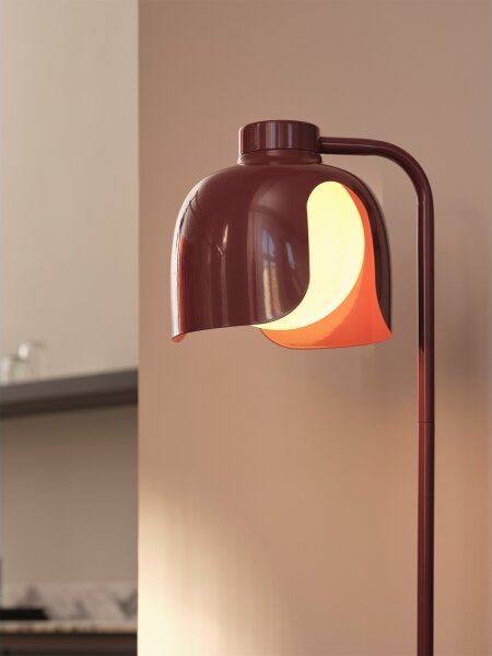 Osram - Подова лампа DECOR COROLLE 1xE27/15W/230V червена