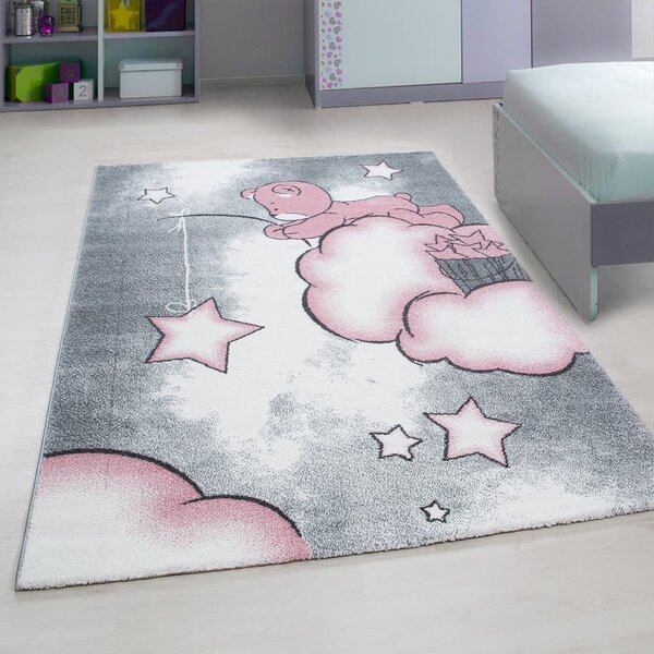 Розов/сив детски килим 80x150 cm Kids – Ayyildiz Carpets