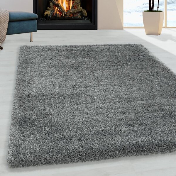 Сив килим 80x150 cm Fluffy – Ayyildiz Carpets