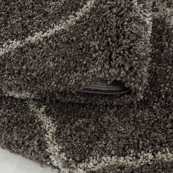 Кафяв кръгъл килим ø 80 cm Alvor – Ayyildiz Carpets