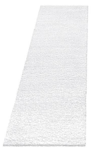 Бяла пътека 80x250 cm Fluffy – Ayyildiz Carpets