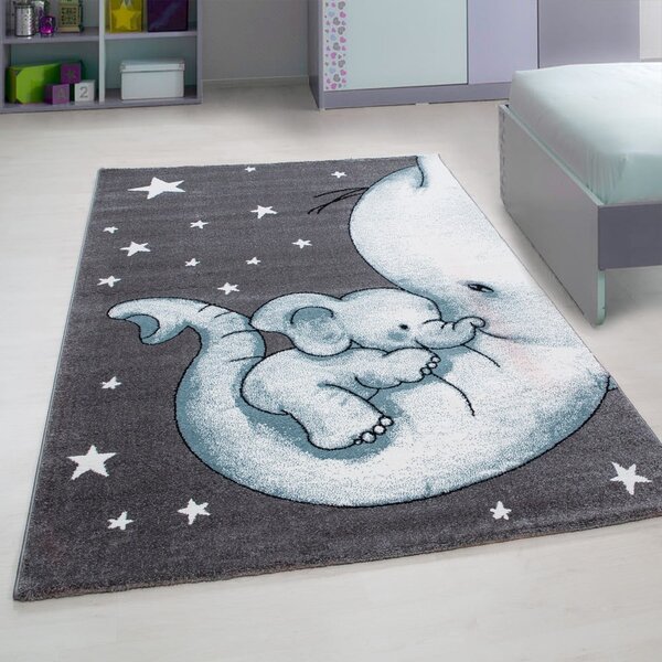 Син/сив детски килим 80x150 cm Kids – Ayyildiz Carpets