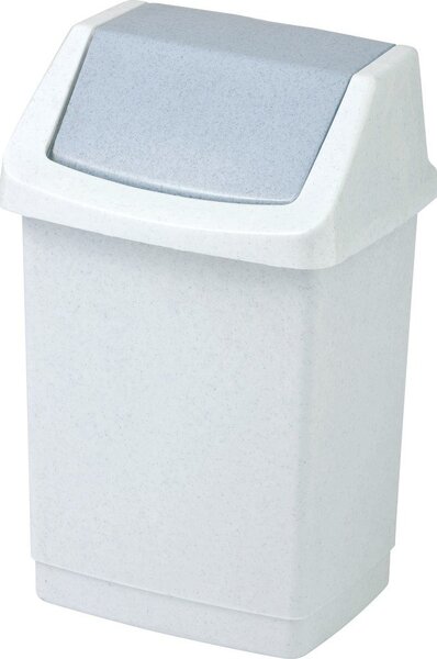 Светлосиво пластмасово кошче за боклук 50 l Click-It – Curver
