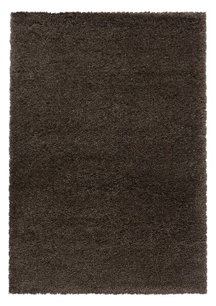 Тъмнокафяв килим 60x110 cm Fluffy – Ayyildiz Carpets