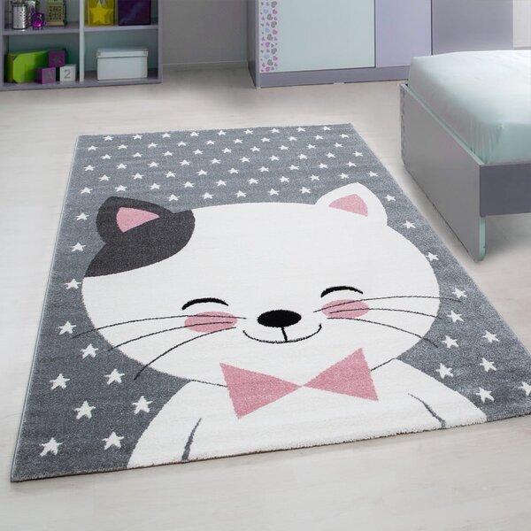 Розов/сив детски килим 80x150 cm Kids – Ayyildiz Carpets