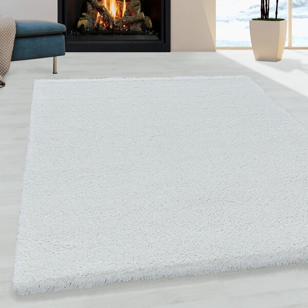 Бял килим 80x150 cm Fluffy – Ayyildiz Carpets