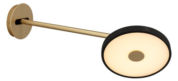 Черна LED затъмняваща се стенна лампа ø 15 cm Asteria Wall Long – UMAGE