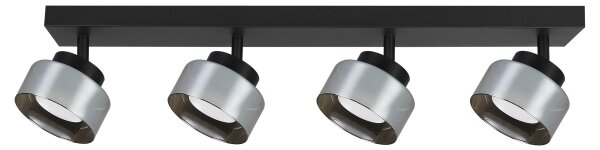 Brilagi - LED Точково осветително тяло AURA LUX 4xGX53/30W/230V černo/димно