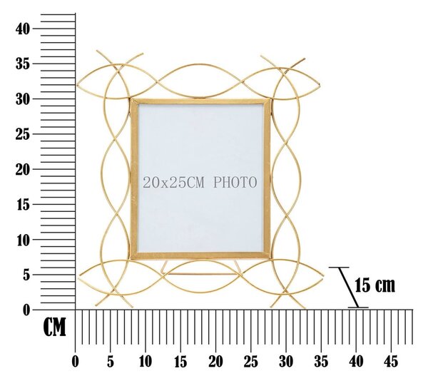Метална рамка за снимки Glam X, 35,5 x 37 cm - Mauro Ferretti