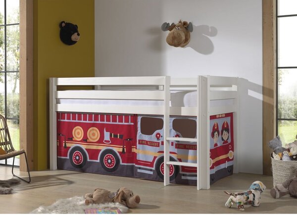 Детска завеса до леглото 4 бр. 195x75 cm Fire Truck – Vipack