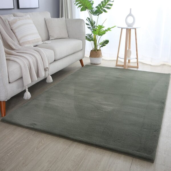 Зелена пътека подходяща за пране 80x250 cm Pouffy – Ayyildiz Carpets