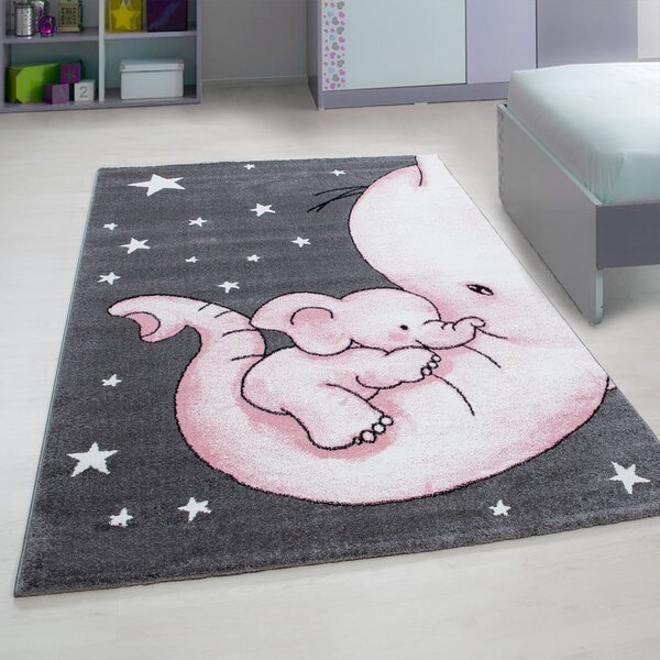 Розов/сив детски килим 80x150 cm Kids – Ayyildiz Carpets