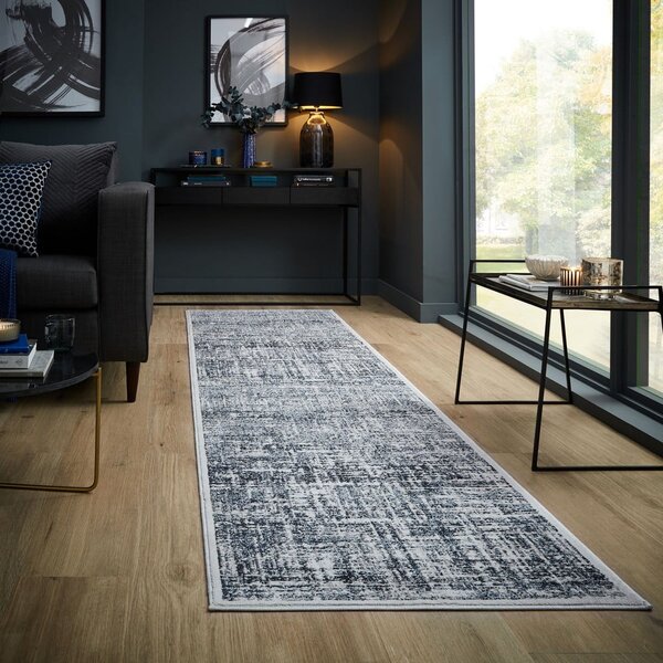 Синя пътека 80x300 cm Eris Trace – Flair Rugs