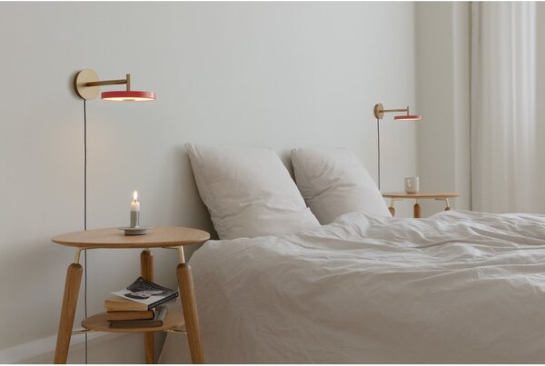 Розова LED затъмняваща се стенна лампа ø 15 cm Asteria Wall Short – UMAGE