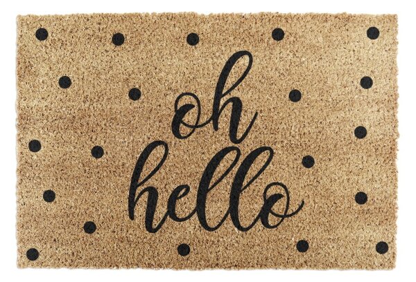 Изтривалка от кокосови влакна 40x60 cm Oh Hello – Artsy Doormats