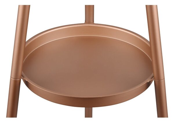 Кафява подова лампа с рафт (височина 152 cm) Colette - Reality