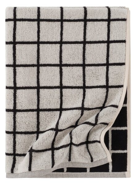 Черна/бежова памучна кърпа 50x70 cm Grid – Jotex