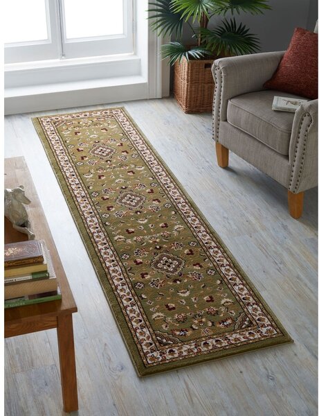 Зелена пътека 66x300 cm Sherborne - Flair Rugs