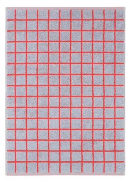 Червена/светлосиня памучна кърпа 50x70 cm Grid – Jotex