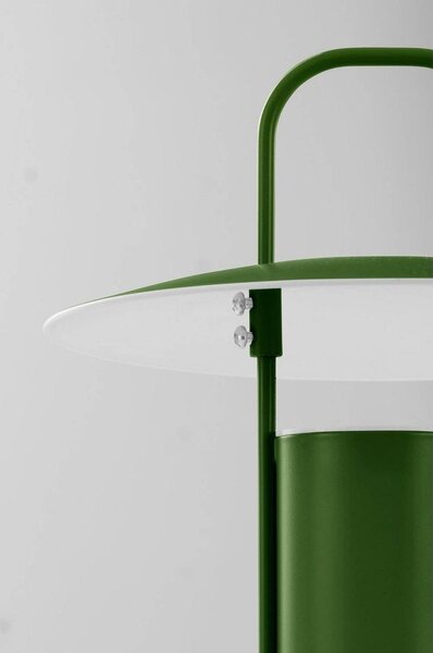 Зелена метална LED затъмняваща се настолна лампа (височина 24 cm) Venna – Jotex