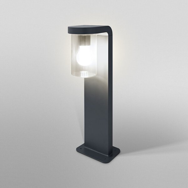 OSRAM освещение за пътеки ENDURA CLASSIC CASCADE 50 cm тъмно сива/прозрачна, Затъмняване, Сив, Алуминий, Модерен