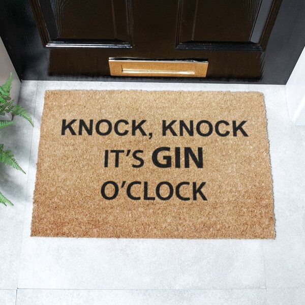 Изтривалка от кокосови влакна 40x60 cm Gin O'Clock – Artsy Doormats