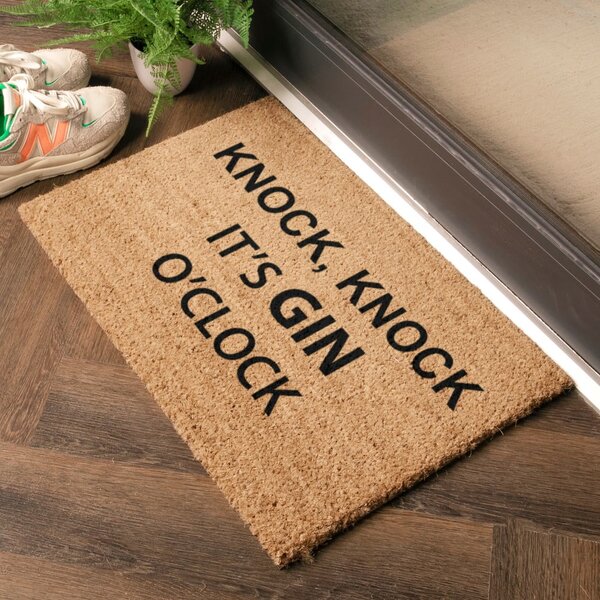 Изтривалка от кокосови влакна 40x60 cm Gin O'Clock – Artsy Doormats