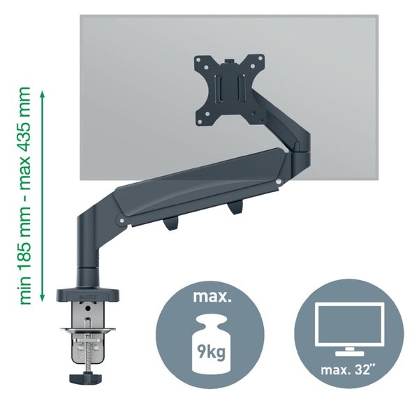 Държач за един монитор Ergo – Leitz