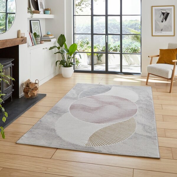 Килим в светлосиньо и светлорозово 120x170 cm Creation – Think Rugs