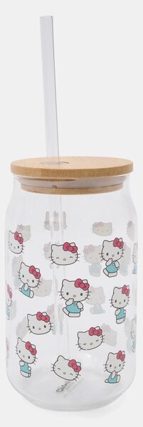 Sinsay - Чаша с капак и сламка Hello Kitty - многоцветен
