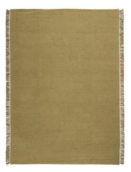 Зелена ръчно изработена пътека със смес от памук 80x150 cm Channa – Jotex