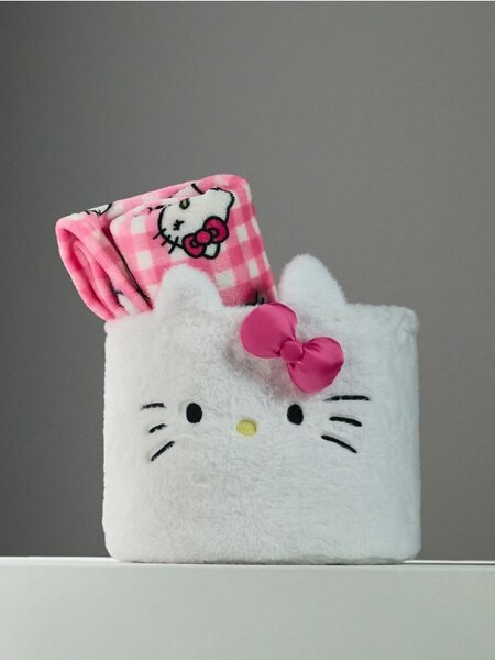 Sinsay - Кошница за съхранение Hello Kitty - бял