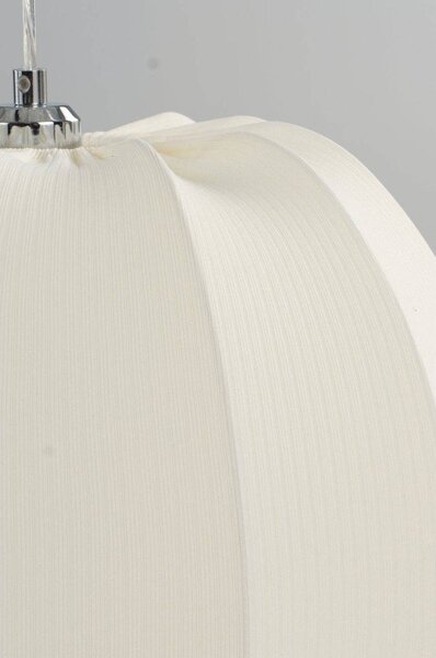 Кремаво текстилно висящо осветително тяло ø 42 cm Pion – Jotex