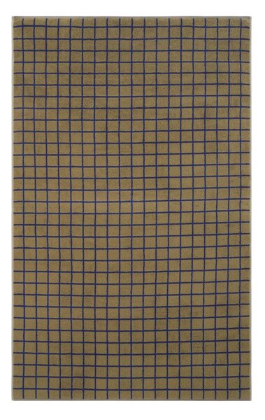 Зелена/синя памучна хавлиена кърпа 90x150 cm Grid – Jotex