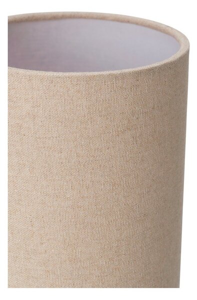 Бяла/бежова ленена настолна лампа (височина 33 cm) Joline – Ellos Home