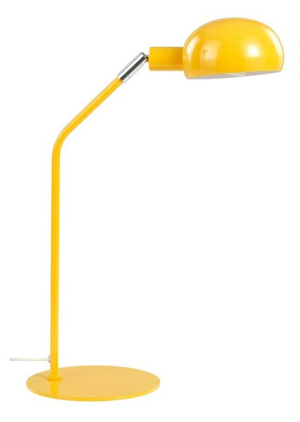 Жълта стоманена настолна лампа с огъваща се структура (височина 59 cm) Lincon – Jotex
