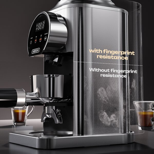 Електрическа кафемелачка с 31 степени на смилане HiBREW G3 Plus, сива