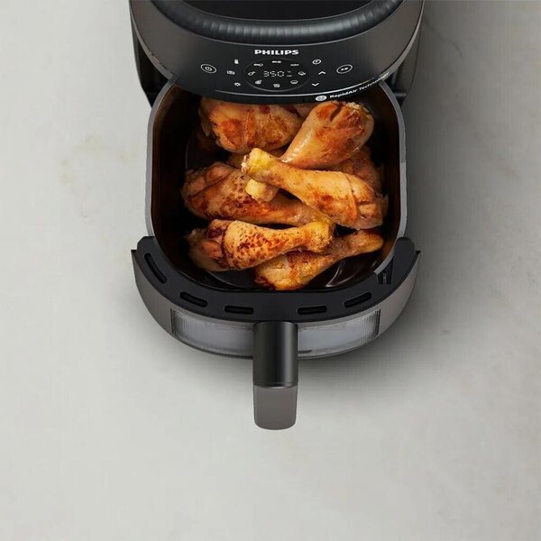 Фритюрник с горещ въздух Philips Airfryer NA220/00, черен