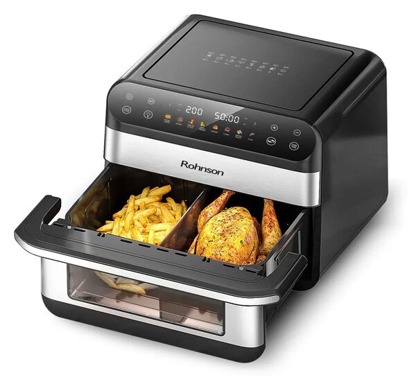 Фритюрник с горещ въздух Rohnson R-2891 Air Fryer, 2400W, 10L