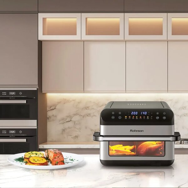 Фритюрник с горещ въздух Rohnson R-2891 Air Fryer, 2400W, 10L